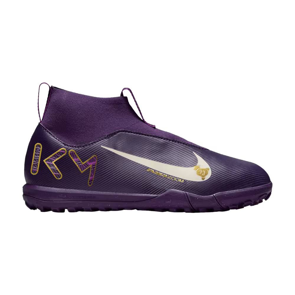 Kylian Mbappé x Nike Zoom Mercurial Superfly 10 Academy TF GS Grand Purple