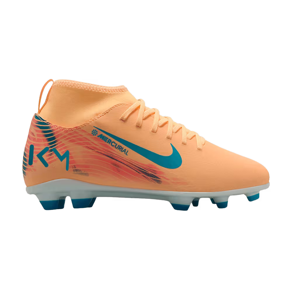 Kylian Mbappé x Nike Jr. Mercurial Superfly 10 GS Melon Tint/Igloo/Neo Turquoise