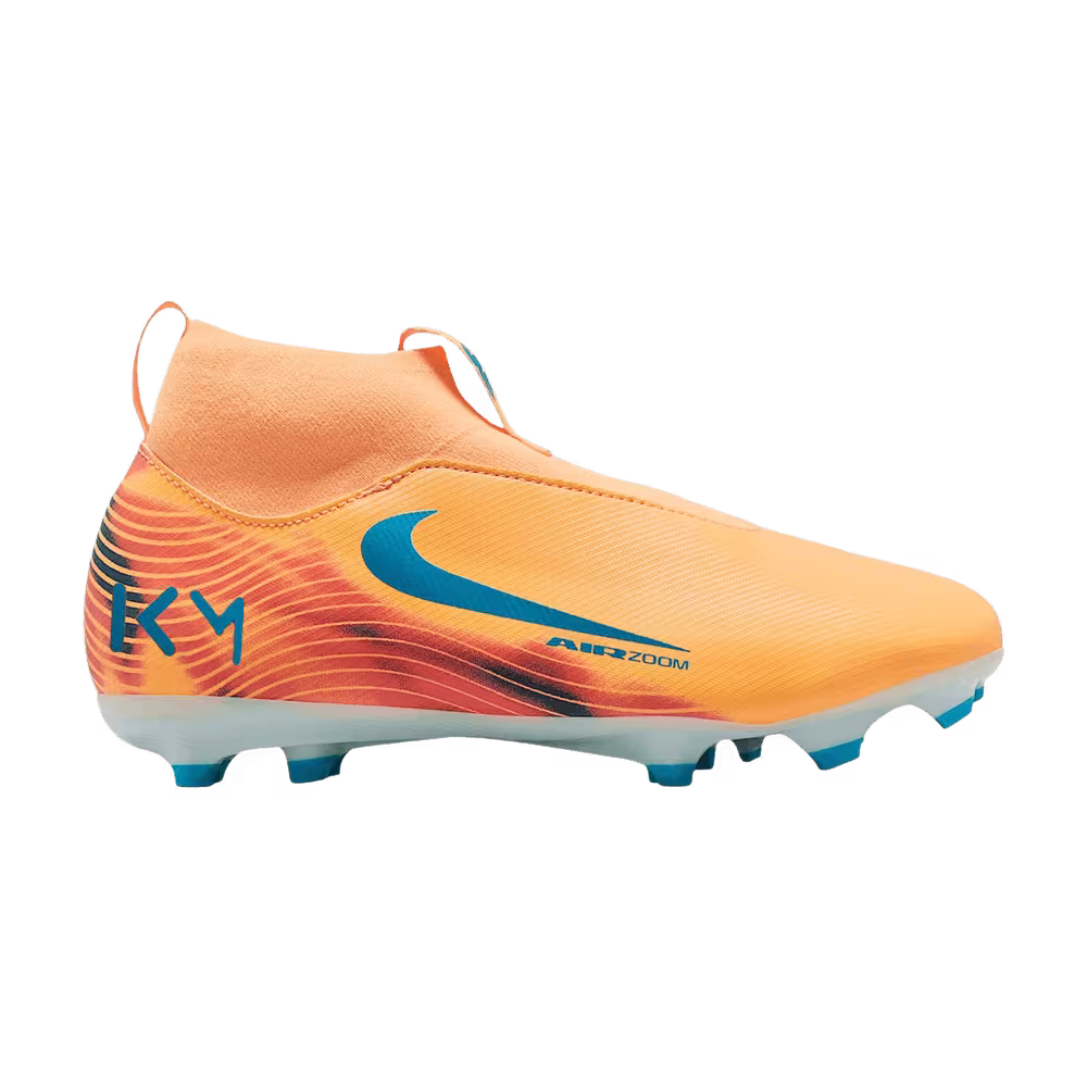 Kylian Mbappé x Nike Jr. Mercurial Superfly 10 Academy GS Melon Tint/Igloo/Neo Turquoise