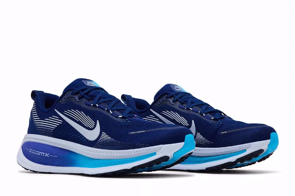 Nike Vomero 18 Blue Void Metallic Silver, view 9