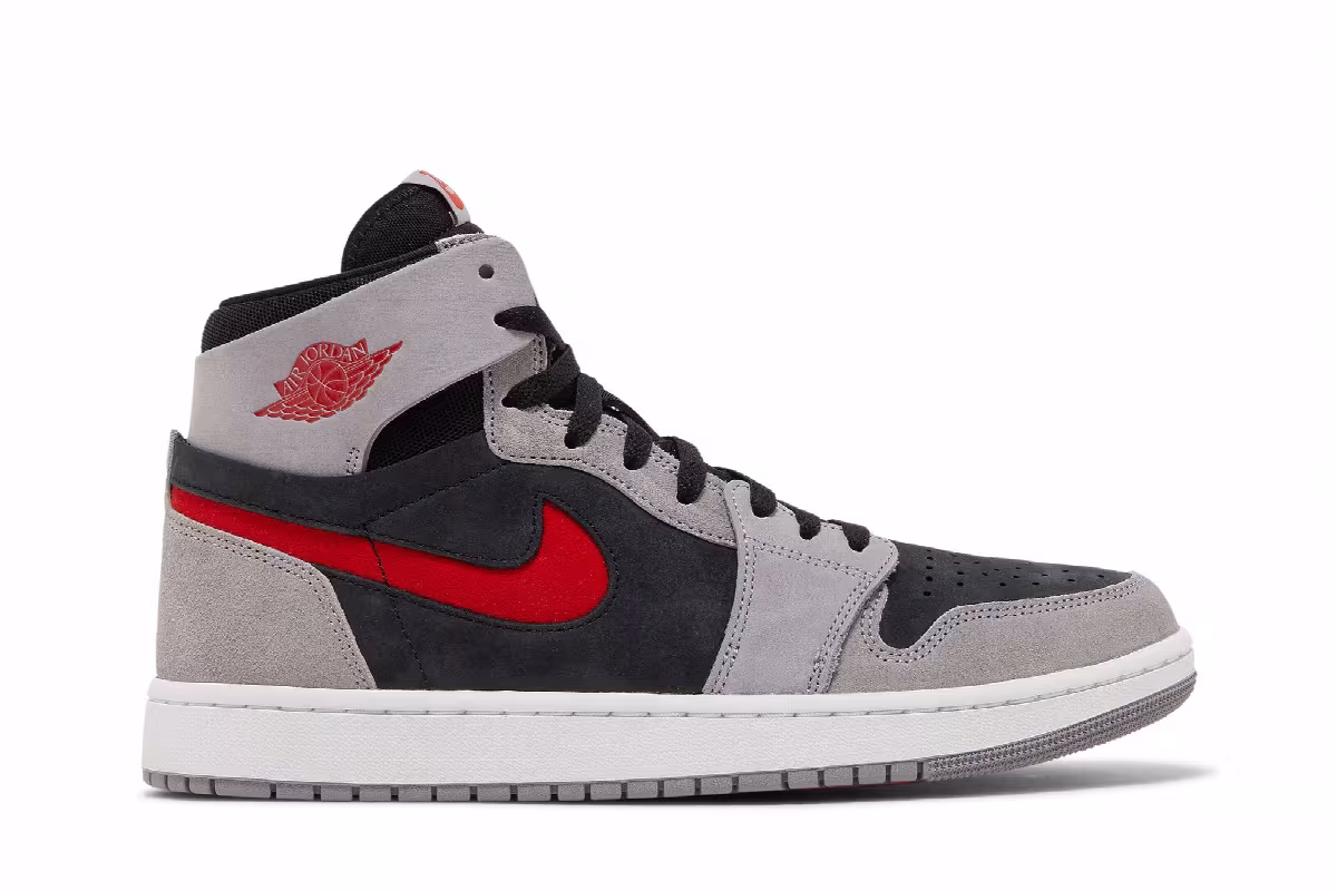 Air Jordan 1 High Zoom Comfort 2 Cement Fire Red, view 2