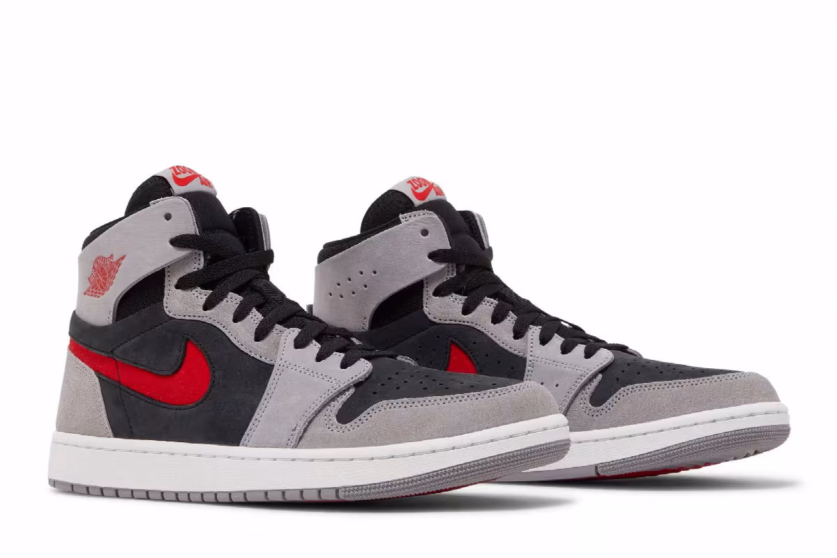 Air Jordan 1 High Zoom Comfort 2 Cement Fire Red, view 9