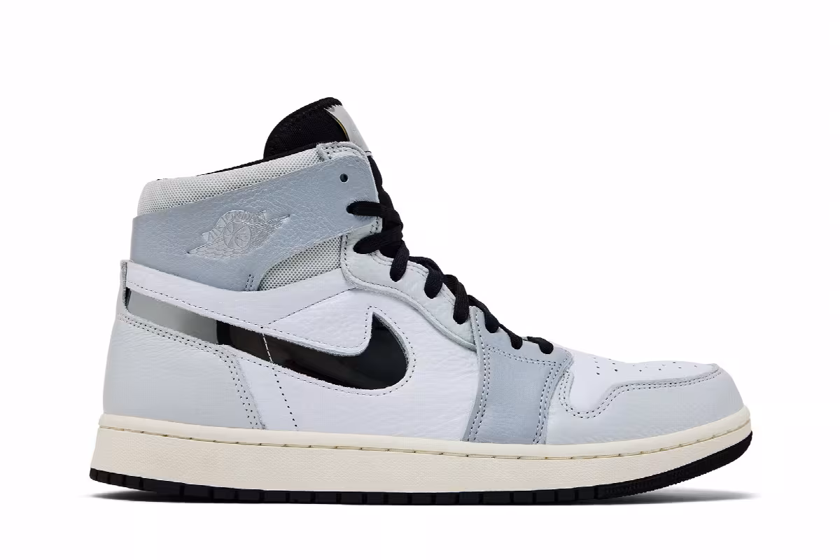 Women's Air Jordan 1 High Zoom Comfort 2 Chrome Swoosh, view 2