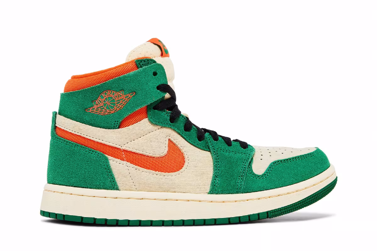 Women's Air Jordan 1 High Zoom Comfort 2 Pine Green, view 2