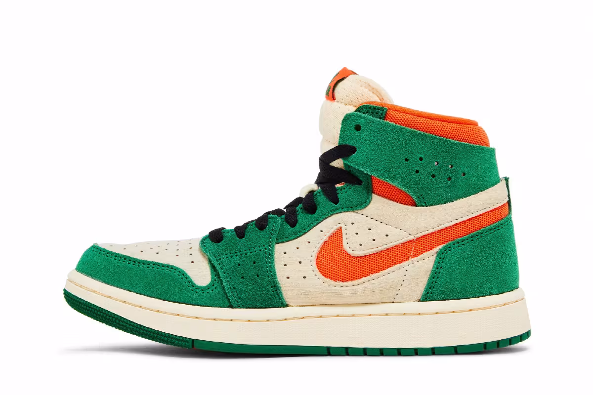 Women's Air Jordan 1 High Zoom Comfort 2 Pine Green, view 4