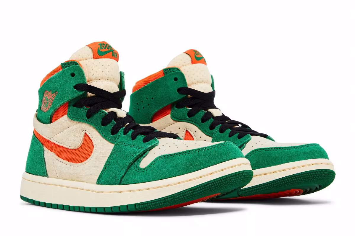 Women's Air Jordan 1 High Zoom Comfort 2 Pine Green, view 9
