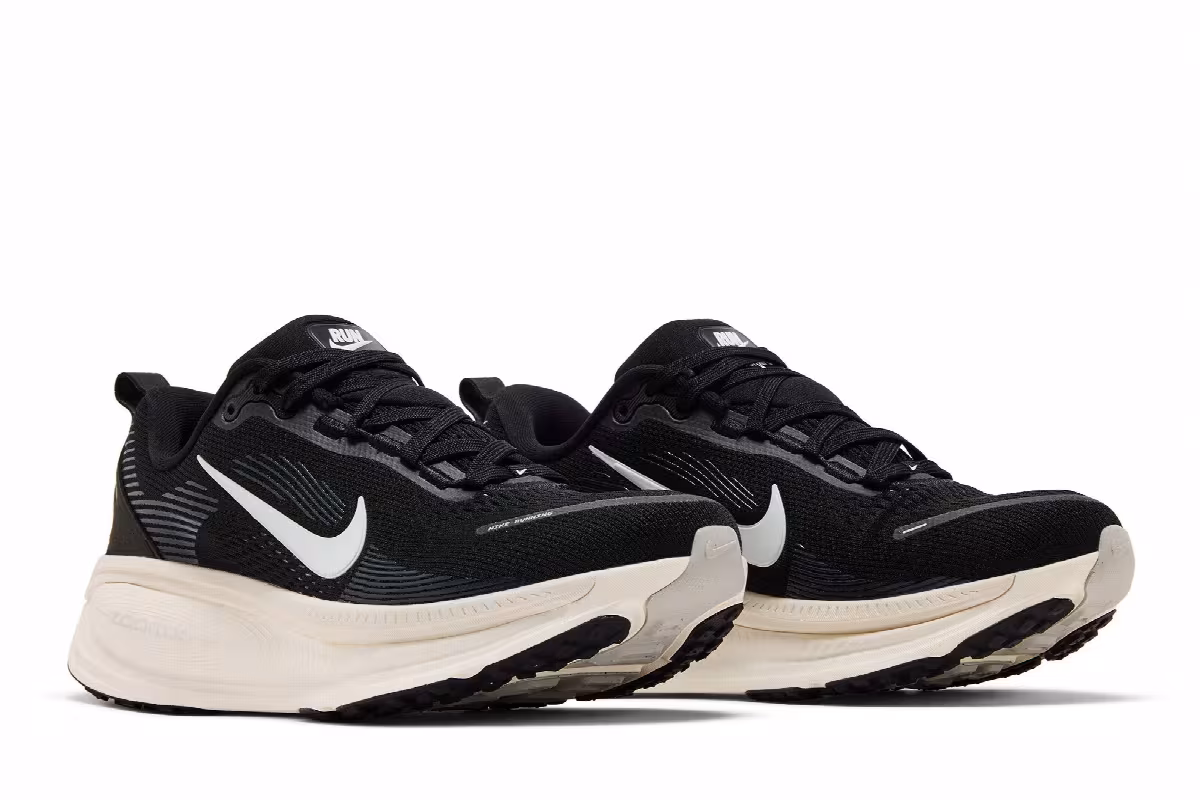Nike Women's Vomero 18 Black Coconut Milk, view 9