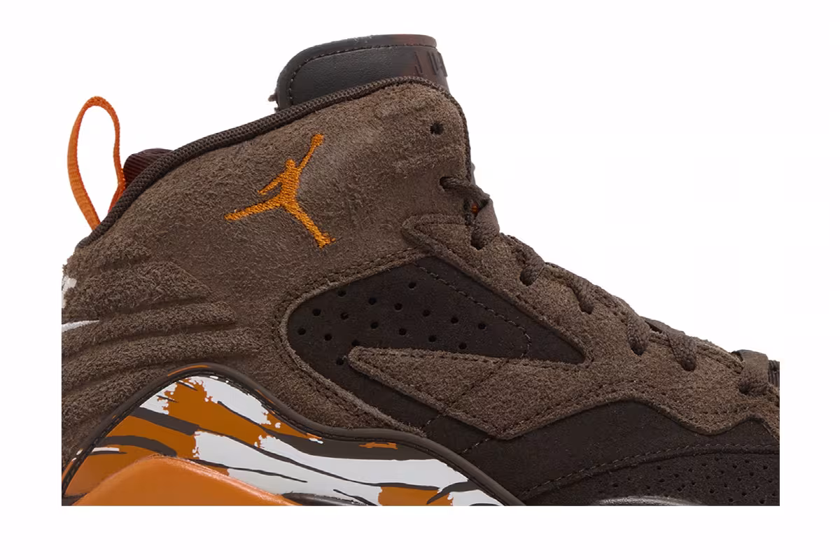 Air Jordan MVP Track Brown Magma Orange, view 3