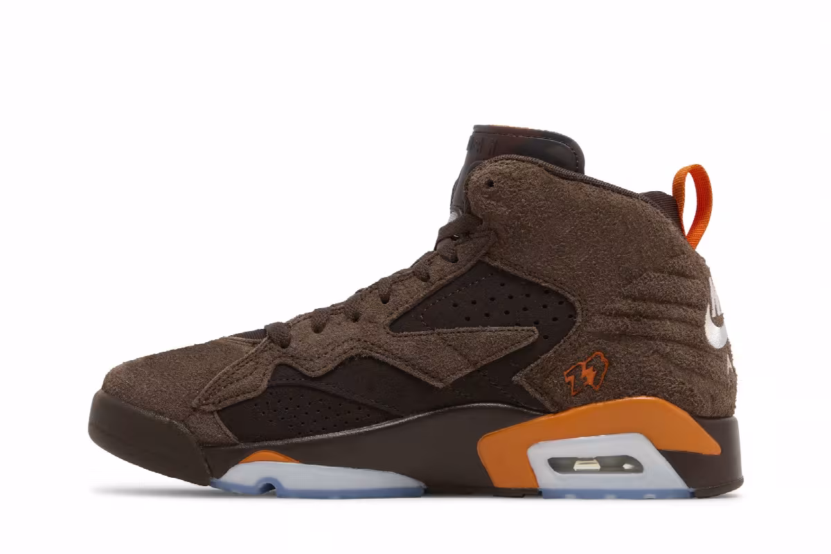 Air Jordan MVP Track Brown Magma Orange, view 4
