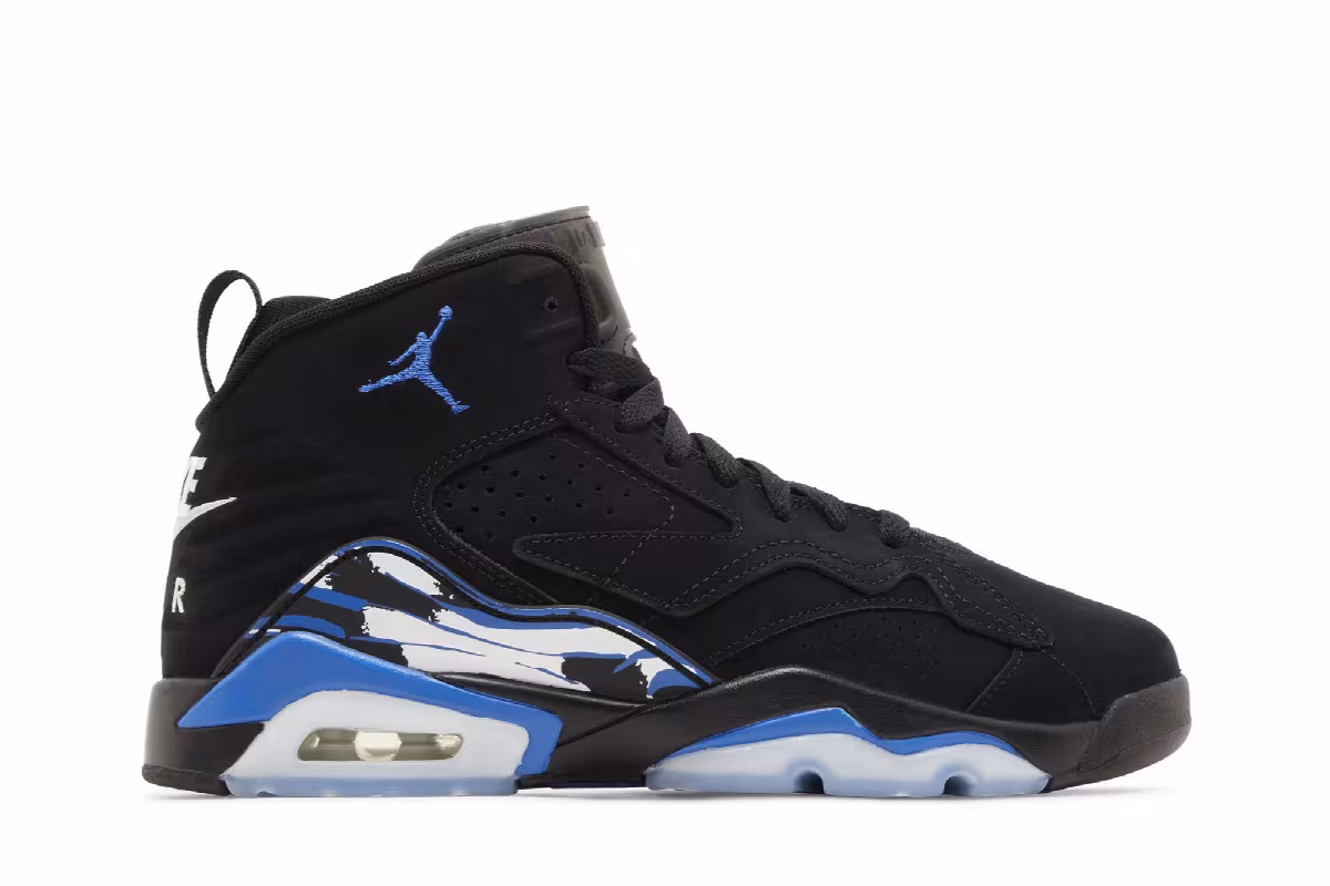 Air Jordan MVP GS Black Game Royal, view 2
