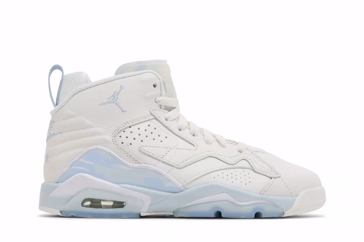 Air Jordan MVP GS Summit White Ice Blue, view 2