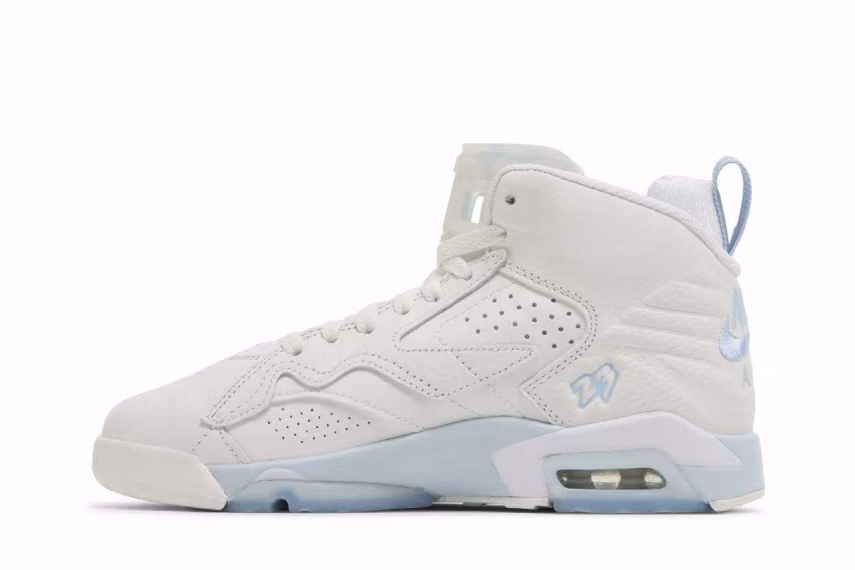 Air Jordan MVP GS Summit White Ice Blue, view 4
