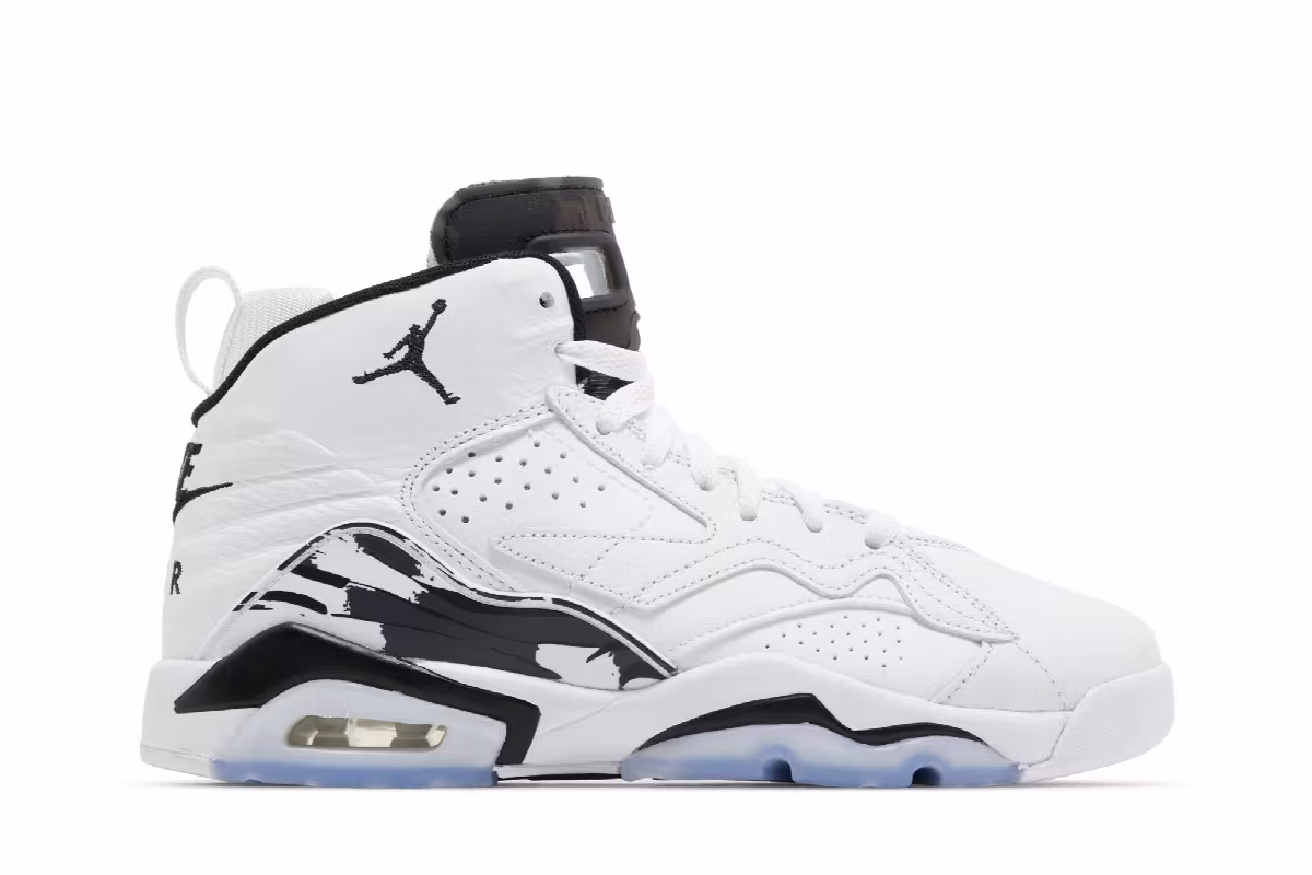 Air Jordan MVP GS White Black, view 2