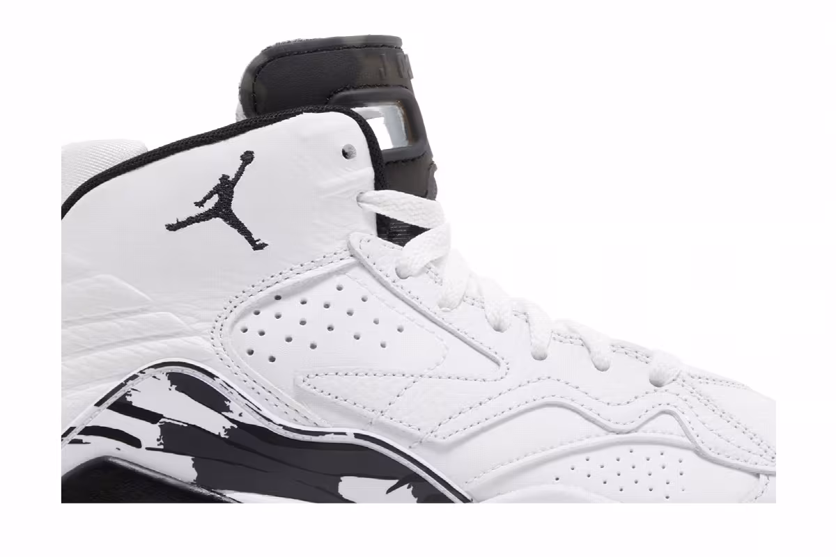 Air Jordan MVP GS White Black, view 3
