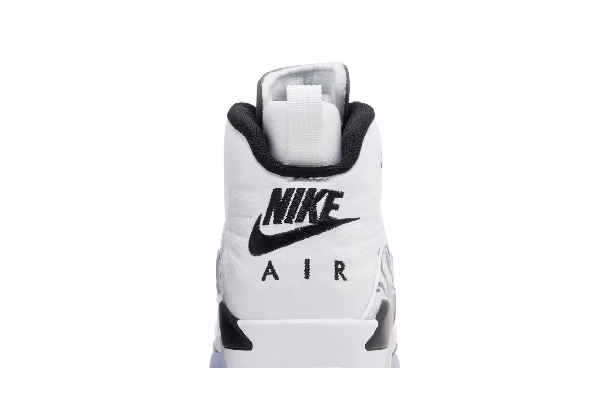Air Jordan MVP GS White Black, view 8