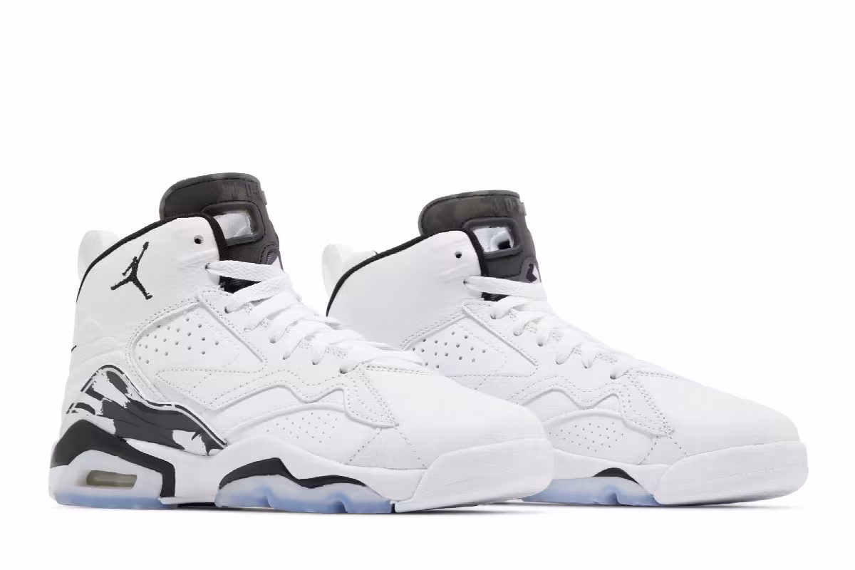 Air Jordan MVP GS White Black, view 9