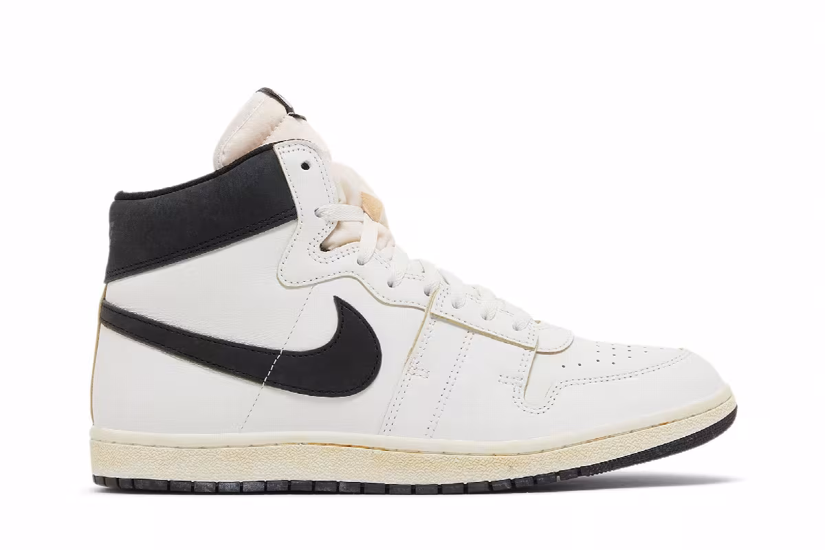 A Ma Maniére x Air Jordan Jordan Air Ship PE SP White Black, view 2