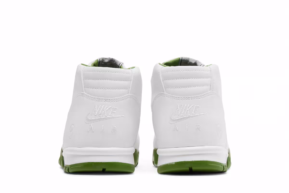 Fragment Design x Nike Air Trainer 1 Mid SP White Chlorophyll, view 7