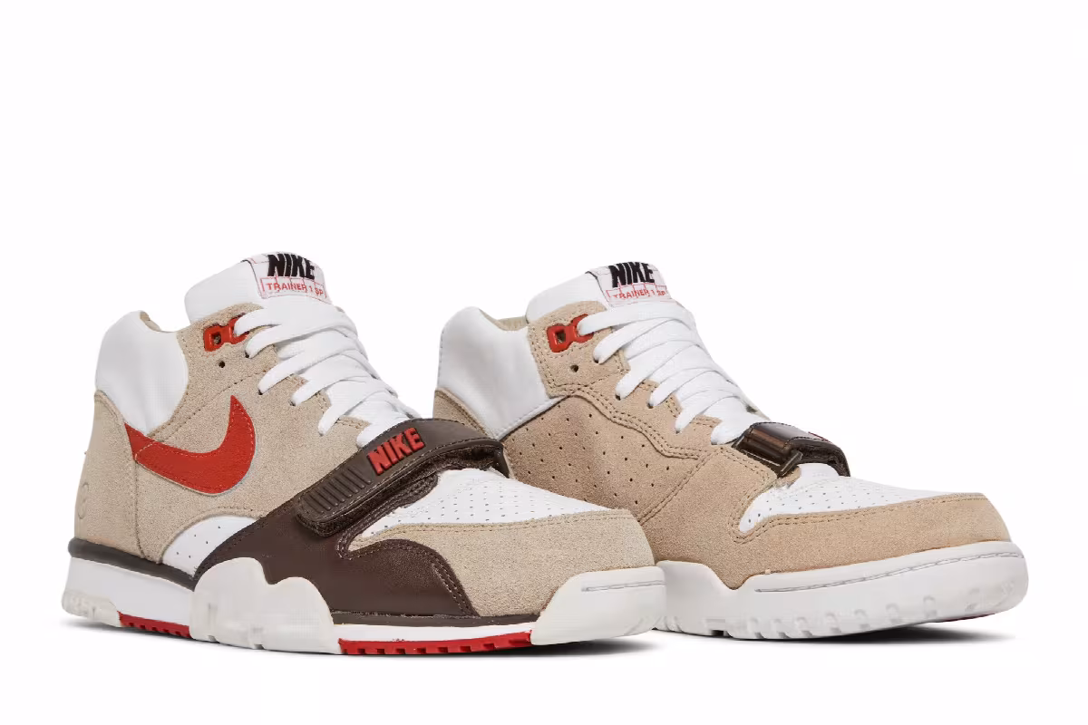 Fragment Design x Nike Air Trainer 1 Mid SP French Open, view 9