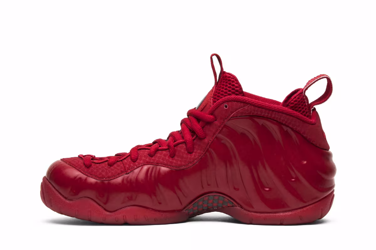 Nike Air Foamposite Pro red october, view 4