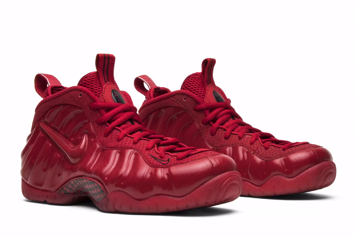 Nike Air Foamposite Pro red october, view 9