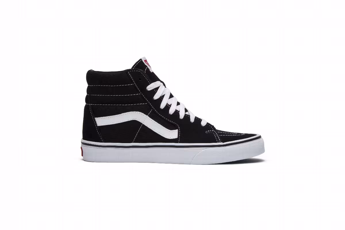 Vans Sk8-Hi Black White, view 2