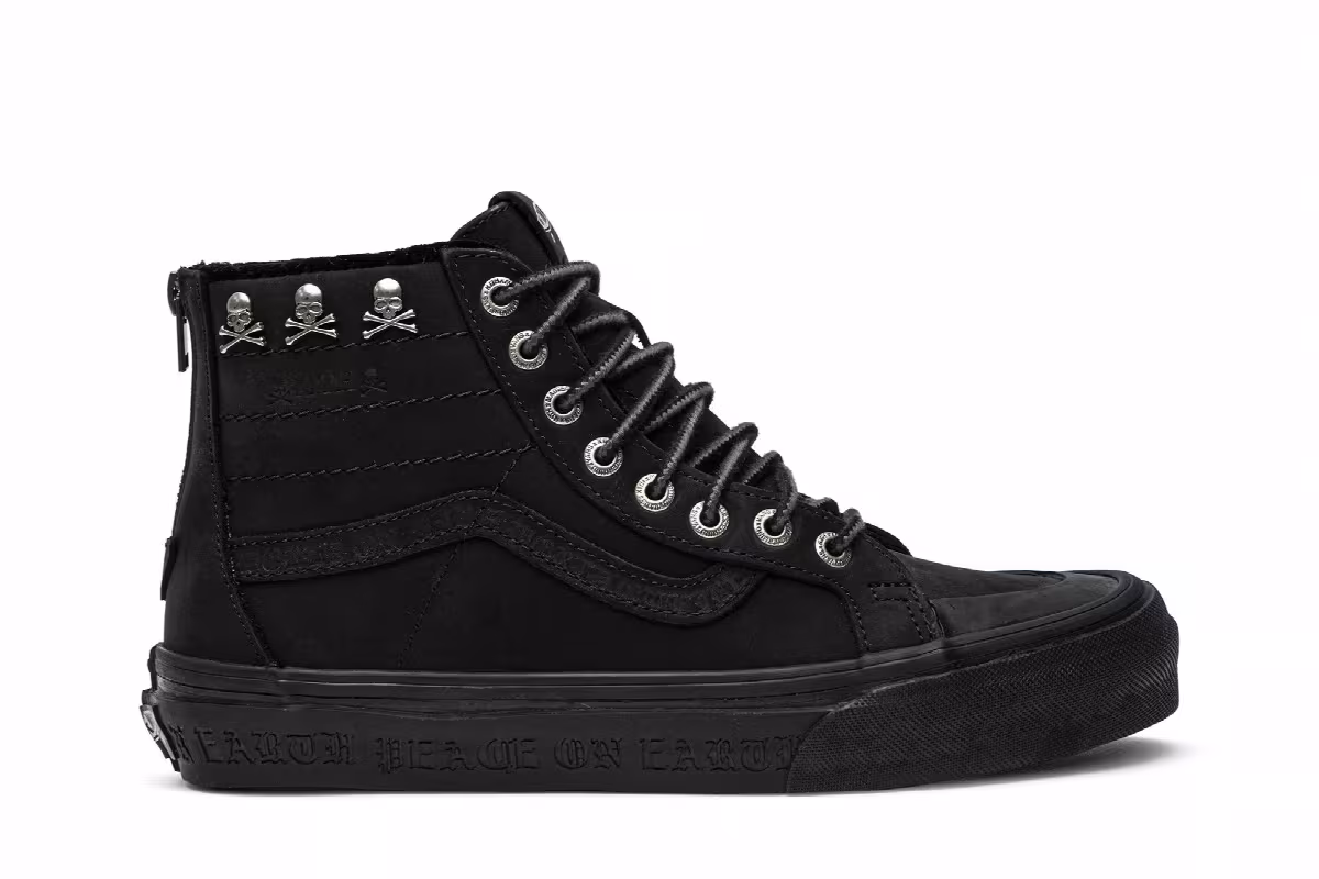 Kith x Mastermind World x Vans Sk8-Hi Reissue Zip LX Black, view 2