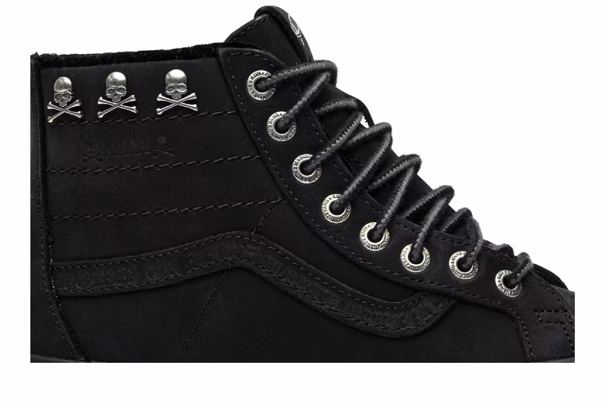 Kith x Mastermind World x Vans Sk8-Hi Reissue Zip LX Black, view 3