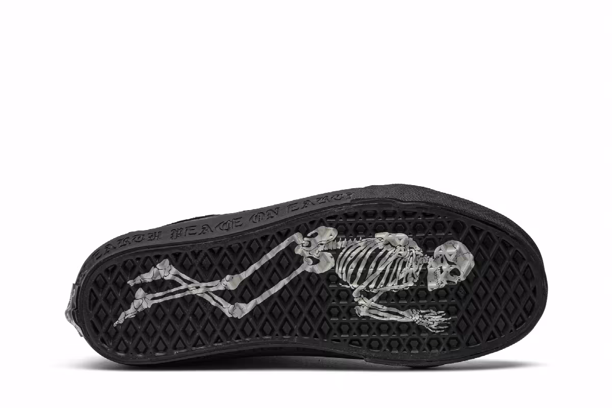 Kith x Mastermind World x Vans Sk8-Hi Reissue Zip LX Black, view 5