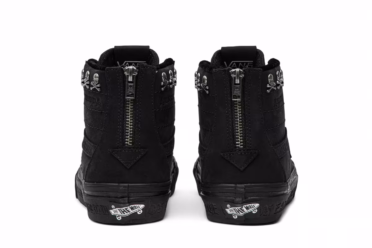 Kith x Mastermind World x Vans Sk8-Hi Reissue Zip LX Black, view 7