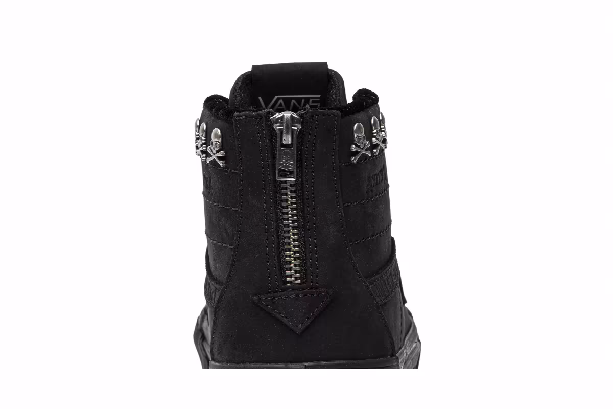 Kith x Mastermind World x Vans Sk8-Hi Reissue Zip LX Black, view 8