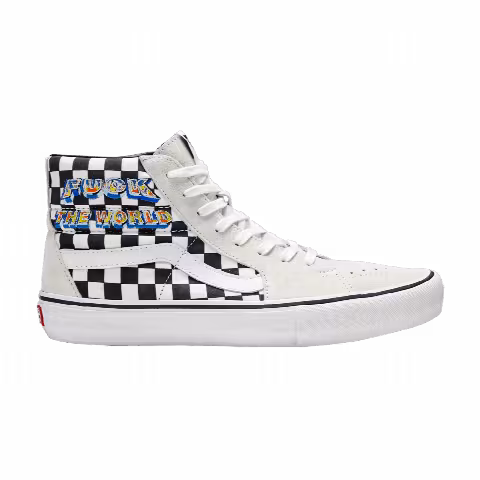 Supreme x Vans Sk8 Hi 'Fuck The World - White'