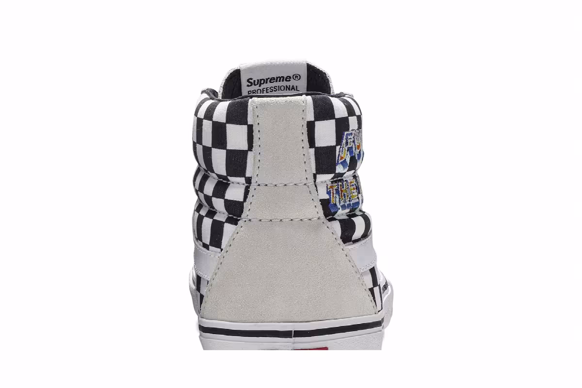 Supreme x Vans Sk8 Hi Fuck The World - White, view 8