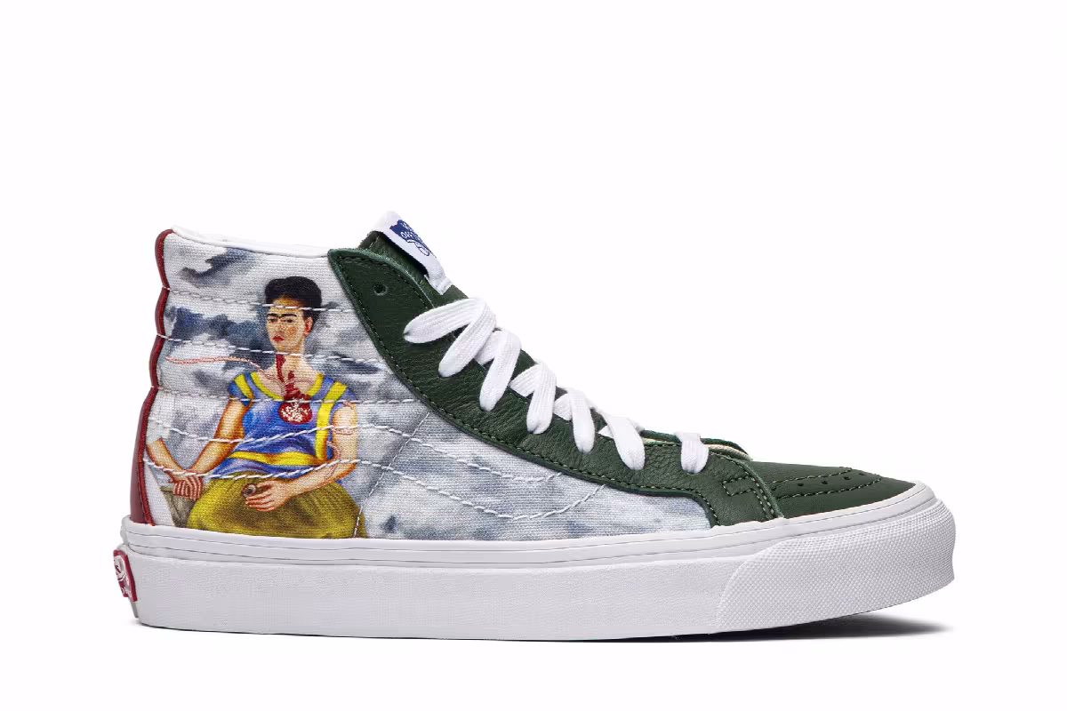 Frida Kahlo x Vans OG SK8-Hi LX Las Dos Fridas, view 2