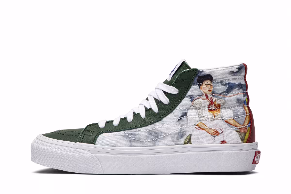 Frida Kahlo x Vans OG SK8-Hi LX Las Dos Fridas, view 4