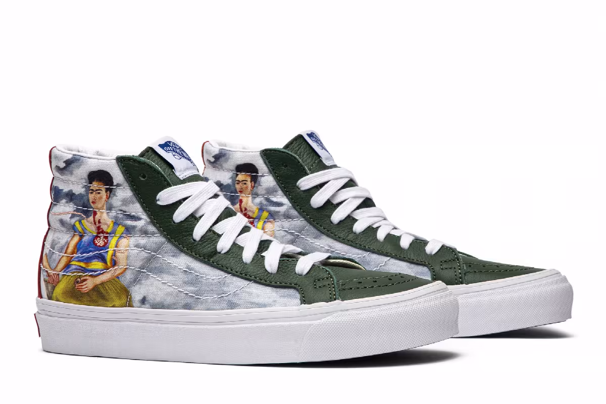 Frida Kahlo x Vans OG SK8-Hi LX Las Dos Fridas, view 9
