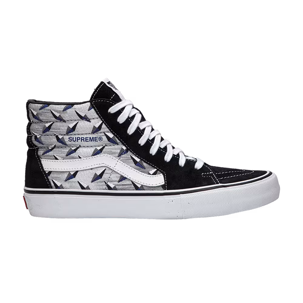 Supreme x Vans Sk8-Hi Pro Diamond Plate Black Grey