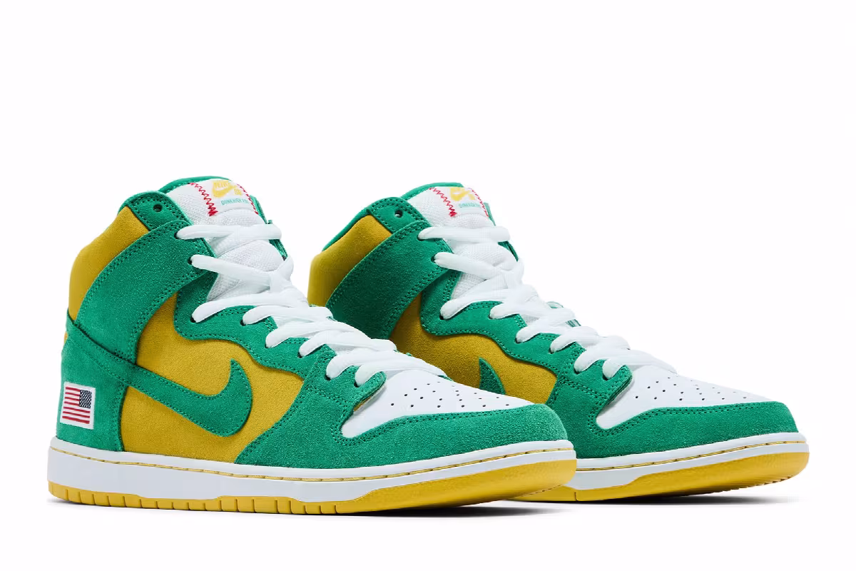 Nike Dunk High Pro SB oakland athletics, view 9