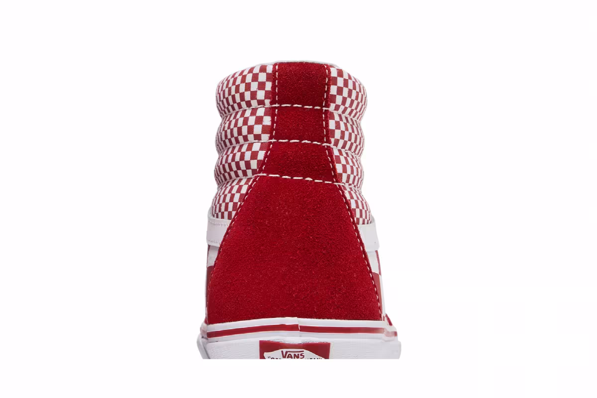 Vans Sk8-Hi Red Mix Checker, view 8