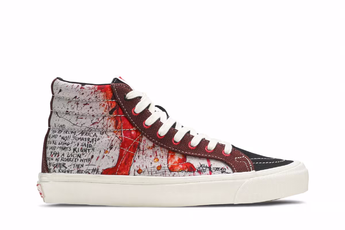 Ralph Steadman x Vans OG SK8-Hi LX Lion, view 2