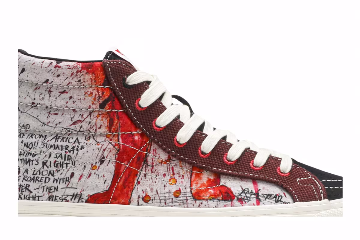 Ralph Steadman x Vans OG SK8-Hi LX Lion, view 3