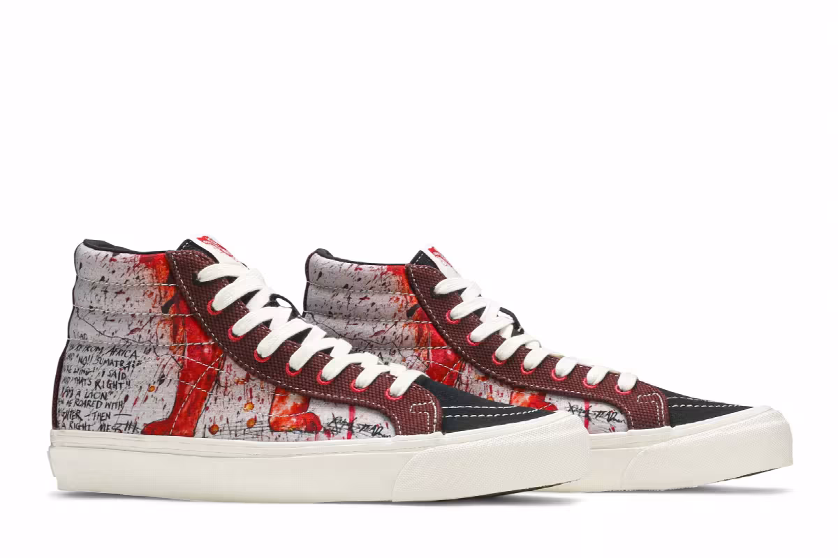 Ralph Steadman x Vans OG SK8-Hi LX Lion, view 9