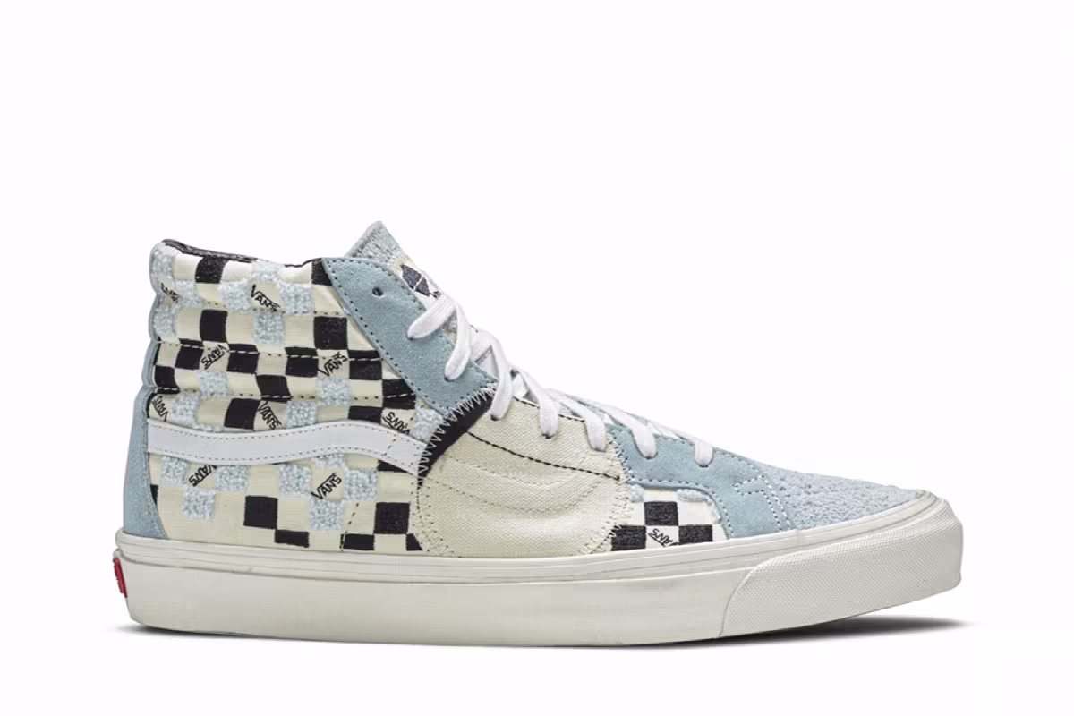 Vans SK8-Hi LX Bricolage Pack - Cool Blue, view 2