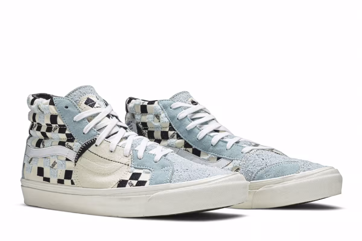 Vans SK8-Hi LX Bricolage Pack - Cool Blue, view 9