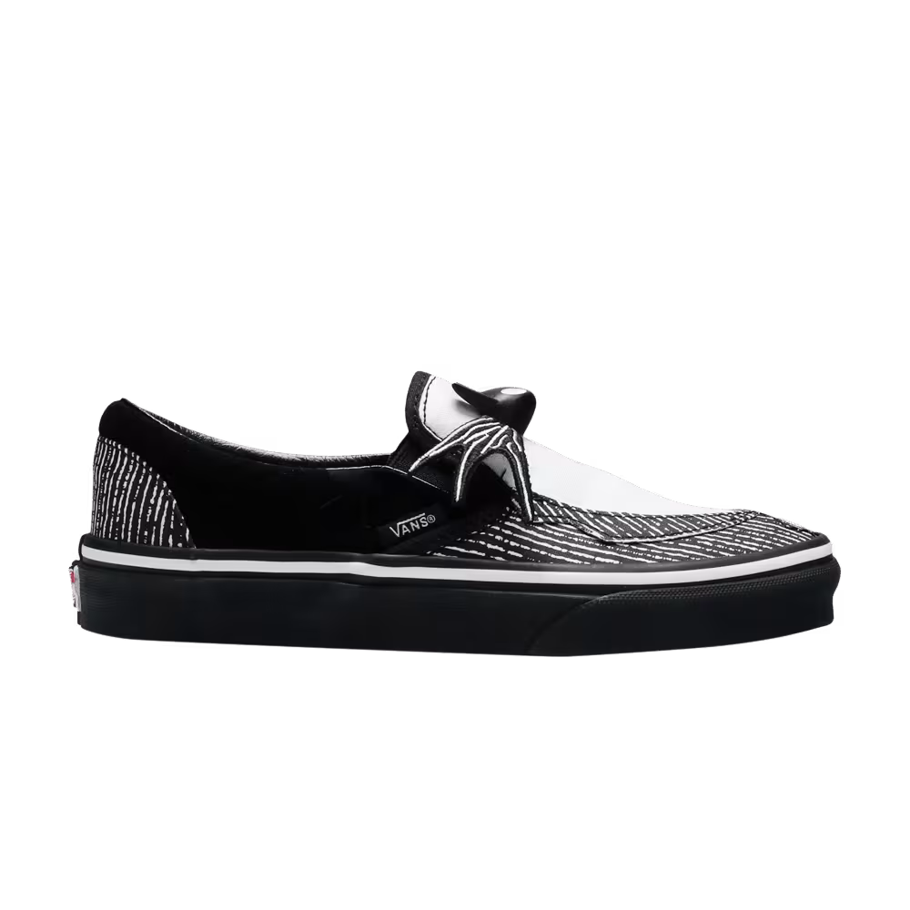 The Nightmare Before Christmas x Vans Classic Slip-On Jack Skellington Bowtie