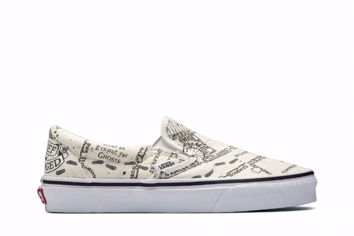 Harry Potter x Vans Classic Slip-On Marauder's Map, view 2