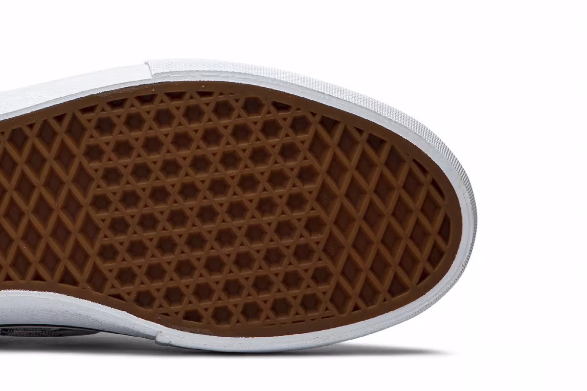 Supreme x Vans Classic Slip-On Pro Diamond Plate White, view 6