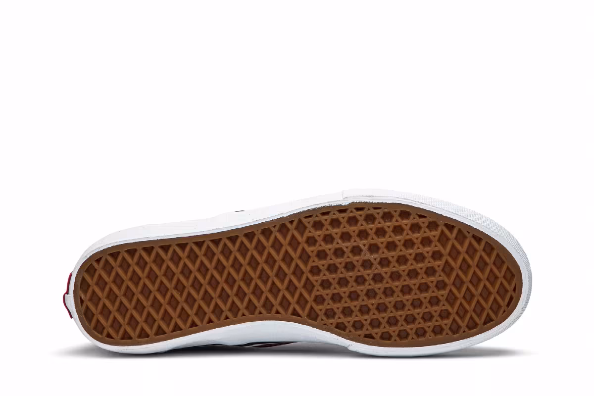 Vans Supreme x Classic Slip-On Pro Diamond Plate Red, view 5