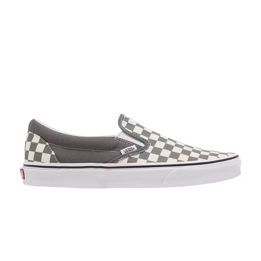 Vans Classic Slip-On Pewter Checkerboard