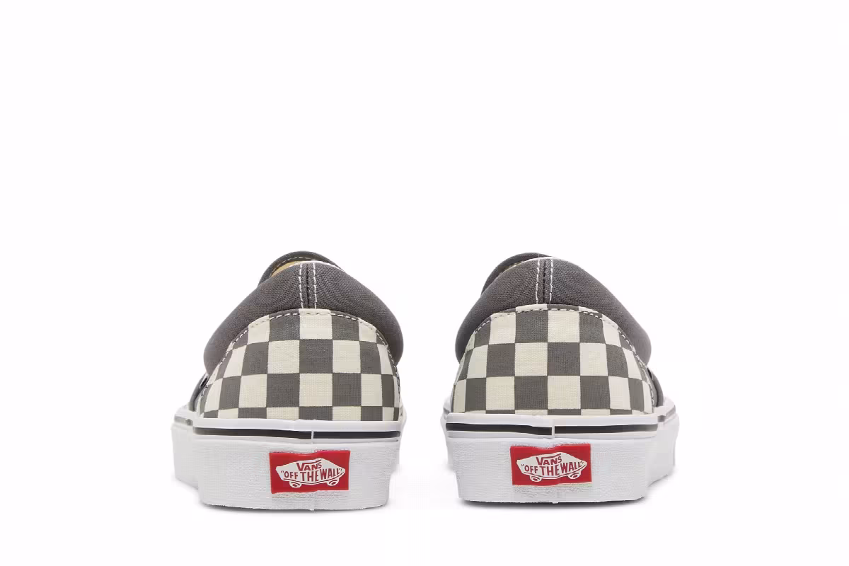 Vans Classic Slip-On Pewter Checkerboard, view 7